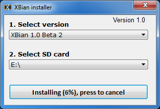 XBian Installer Windows 07